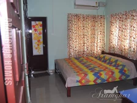 2 bedroom ac house for short stay in chingavanam, kottayam